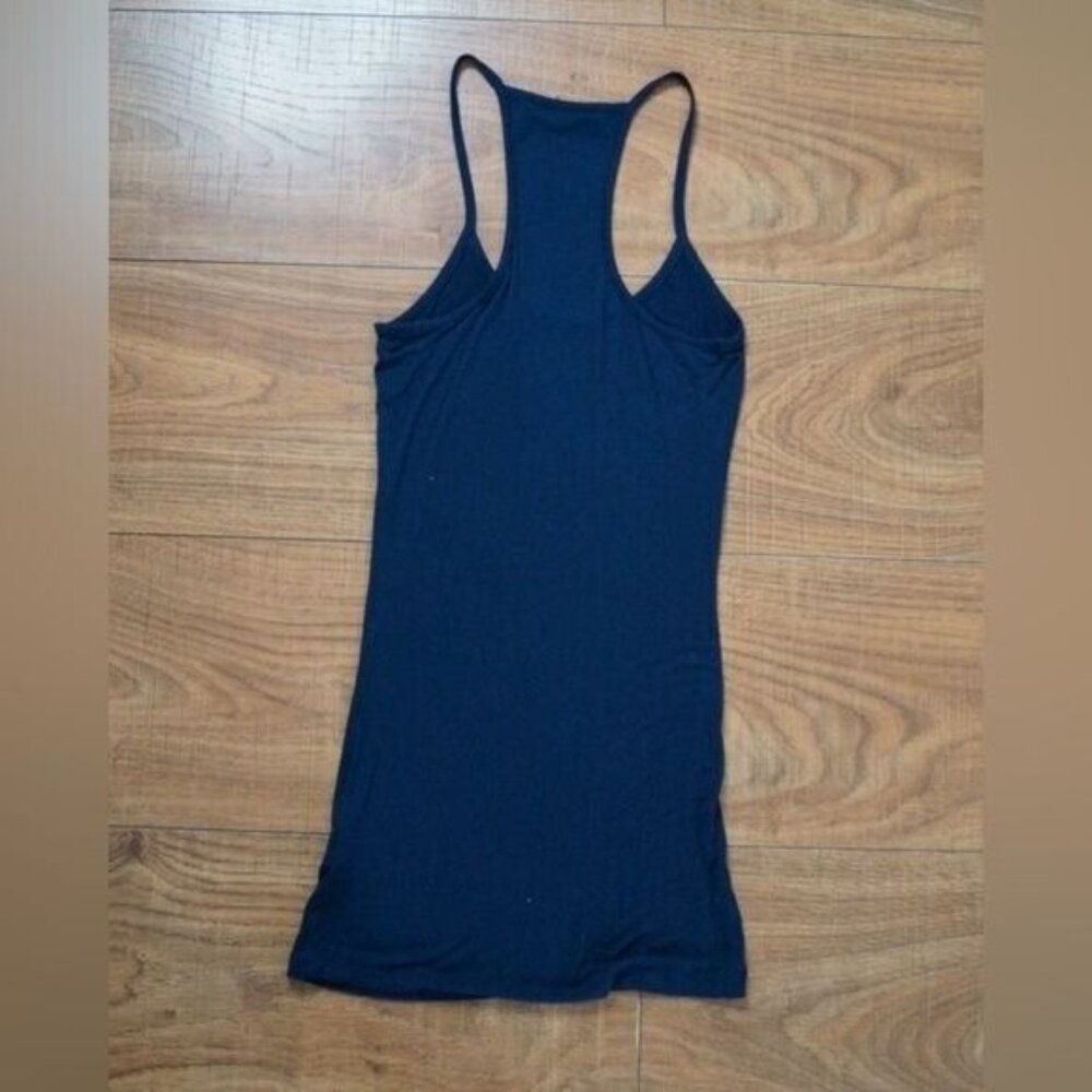 Spark Navy Blue Long Tank/ Mini Dress Size S - Picture 7 of 8